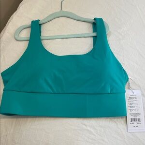 Vibrant Teal Sports Bra